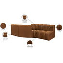  Manufacturer Color_Saddle -- Arc 108" Saddle Velvet Upholstered 4 pc Modular Sectional IMAGE 9