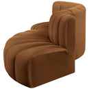  Manufacturer Color_Saddle -- Arc 104" Saddle Velvet Upholstered 4 pc Modular Sectional IMAGE 8