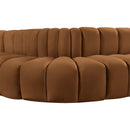  Manufacturer Color_Saddle -- Arc 122" Saddle Velvet Upholstered 5 pc Modular Sectional IMAGE 9