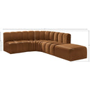  Manufacturer Color_Saddle -- Arc 127" Saddle Velvet Upholstered 5 pc Modular Sectional IMAGE 16