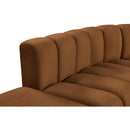  Manufacturer Color_Saddle -- Arc 172" Saddle Velvet Upholstered 7 pc Modular Sectional IMAGE 9