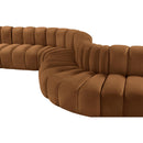  Manufacturer Color_Saddle -- Arc 170" Saddle Velvet Upholstered 7 pc Modular Sectional IMAGE 14