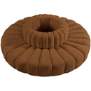  Manufacturer Color_Saddle -- Arc 90" Saddle Velvet Upholstered 8 pc Modular Sectional IMAGE 3