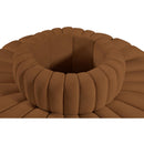  Manufacturer Color_Saddle -- Arc 90" Saddle Velvet Upholstered 8 pc Modular Sectional IMAGE 5