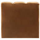  Manufacturer Color_Saddle -- Arc Saddle Velvet Upholstered Modular Straight Chair IMAGE 3