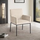  Color_Beige/ Black -- Meridian Reeves Arm Chair IMAGE 2