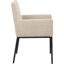  Color_Beige/ Black -- Meridian Reeves Arm Chair IMAGE 4