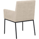  Color_Beige/ Black -- Meridian Reeves Arm Chair IMAGE 6