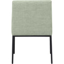 Meridian Reeves Mint Chenille Fabric Dining Chair IMAGE 5