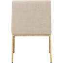  Color_Beige/ Brass -- Meridian Reeves Arm Chair IMAGE 5