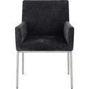  Color_Black/ Silver -- Meridian Reeves Arm Chair IMAGE 3