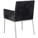  Color_Black/ Silver -- Meridian Reeves Arm Chair IMAGE 6