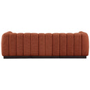  Manufacturer Color_Cognac -- Meridian Quinn Stationary Fabric Sofa IMAGE 3