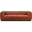  Manufacturer Color_Cognac -- Meridian Quinn Stationary Fabric Sofa IMAGE 4