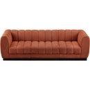  Manufacturer Color_Cognac -- Meridian Quinn Stationary Fabric Sofa IMAGE 5