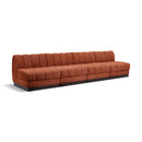  Manufacturer Color_Cognac -- Meridian Quinn Stationary Fabric Sofa IMAGE 1