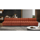 Manufacturer Color_Cognac -- Meridian Quinn Stationary Fabric Sofa IMAGE 2