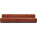  Manufacturer Color_Cognac -- Meridian Quinn Stationary Fabric Sofa IMAGE 4