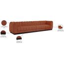  Manufacturer Color_Cognac -- Meridian Quinn Stationary Fabric Sofa IMAGE 11