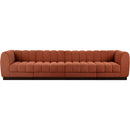  Manufacturer Color_Cognac -- Meridian Quinn Stationary Fabric Sofa IMAGE 4