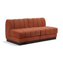  Manufacturer Color_Cognac -- Meridian Quinn Stationary Fabric Sofa IMAGE 1
