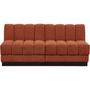  Manufacturer Color_Cognac -- Meridian Quinn Stationary Fabric Sofa IMAGE 4
