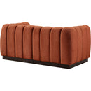  Manufacturer Color_Cognac -- Meridian Quinn Stationary Fabric Sofa IMAGE 6