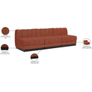  Manufacturer Color_Cognac -- Meridian Quinn Stationary Fabric Sofa IMAGE 11