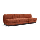  Manufacturer Color_Cognac -- Meridian Quinn Stationary Fabric Sofa IMAGE 1