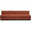  Manufacturer Color_Cognac -- Meridian Quinn Stationary Fabric Sofa IMAGE 4