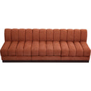  Manufacturer Color_Cognac -- Meridian Quinn Stationary Fabric Sofa IMAGE 5