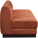  Manufacturer Color_Cognac -- Meridian Quinn Stationary Fabric Sofa IMAGE 7