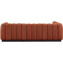  Manufacturer Color_Cognac -- Meridian Quinn Fabric 4 pc Sectional IMAGE 3