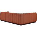  Manufacturer Color_Cognac -- Meridian Quinn Fabric 4 pc Sectional IMAGE 6