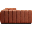  Manufacturer Color_Cognac -- Meridian Quinn Fabric 4 pc Sectional IMAGE 7