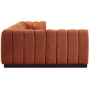  Manufacturer Color_Cognac -- Meridian Quinn Fabric 5 pc Sectional IMAGE 7