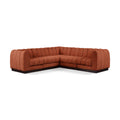  Manufacturer Color_Cognac -- Meridian Quinn Fabric 5 pc Sectional IMAGE 1