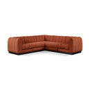  Manufacturer Color_Cognac -- Meridian Quinn Fabric 5 pc Sectional IMAGE 1