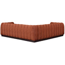  Manufacturer Color_Cognac -- Meridian Quinn Fabric 5 pc Sectional IMAGE 3