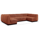  Manufacturer Color_Cognac -- Meridian Quinn Fabric 6 pc Sectional IMAGE 19
