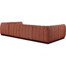 Meridian Quinn Cognac Chenille Fabric Modular Sectional IMAGE 6