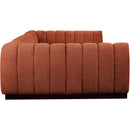  Manufacturer Color_Cognac -- Meridian Quinn Fabric 6 pc Sectional IMAGE 7