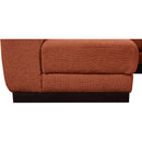  Manufacturer Color_Cognac -- Meridian Quinn Fabric 6 pc Sectional IMAGE 11