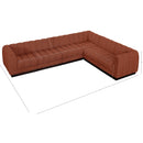  Manufacturer Color_Cognac -- Meridian Quinn Fabric 6 pc Sectional IMAGE 14