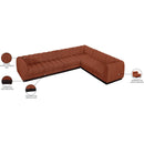  Manufacturer Color_Cognac -- Meridian Quinn Fabric 6 pc Sectional IMAGE 15