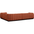  Manufacturer Color_Cognac -- Meridian Quinn Fabric 6 pc Sectional IMAGE 3