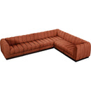  Manufacturer Color_Cognac -- Meridian Quinn Fabric 6 pc Sectional IMAGE 5