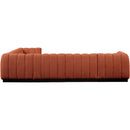  Manufacturer Color_Cognac -- Meridian Quinn Fabric 6 pc Sectional IMAGE 6