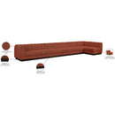  Manufacturer Color_Cognac -- Meridian Quinn Fabric 7 pc Sectional IMAGE 18