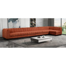  Manufacturer Color_Cognac -- Meridian Quinn Fabric 7 pc Sectional IMAGE 2